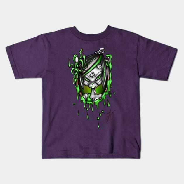 Nuclear bitch Kids T-Shirt by trainwreck911